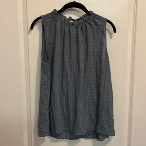 Like New Loft Outlet Mock Neck Tank Blouse